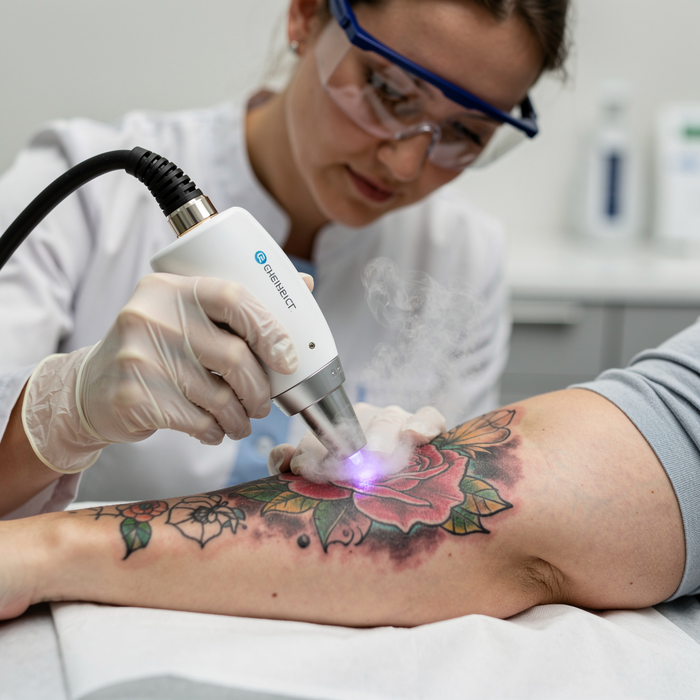 Détatouage au laser Q-Switched
